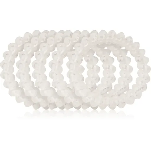 Brushworks Wonder Bobble gumičky do vlasů Clear 5 ks