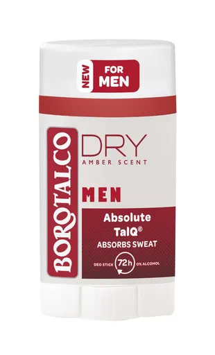 Borotalco Tuhý deodorant Men Dry Amber Scent (Deo Stick) 40 ml