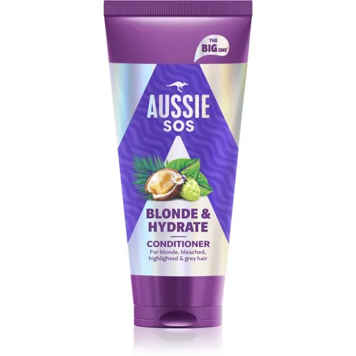 Aussie SOS Blonde & Hydrate hydratační kondicionér pro blond vlasy 350 ml