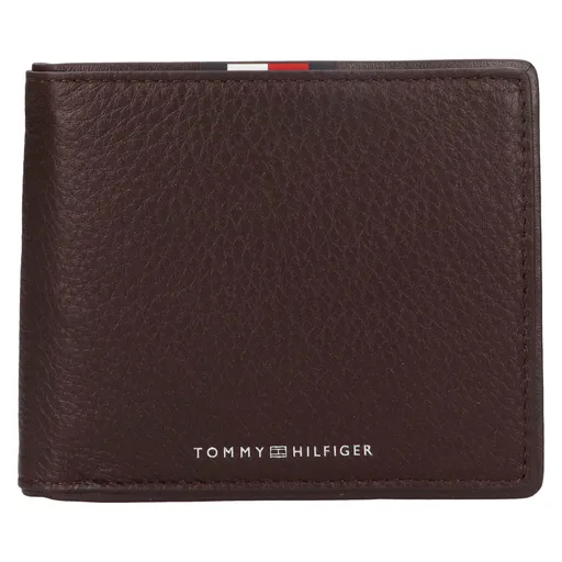 Pánská kožená peněženka Tommy Hilfiger Vigo - hnědá