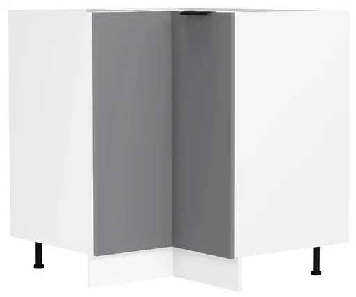 VCM Rohová základní skříňka „Fasola“, antracitová