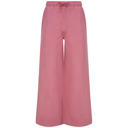 SF (Skinnifit) Dámské tepláky s širokými nohavicemi - Starorůžová | XS