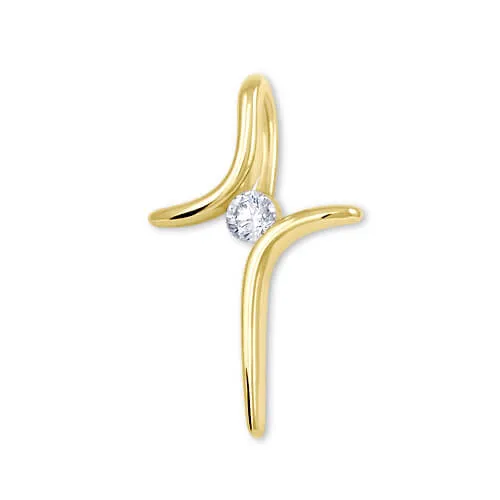 Soliter Originální zlatý křížek 246 001 00460