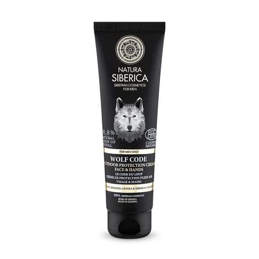 Natura Siberica Ochranný krém na obličej a ruce pro muže Wolf Code (Outdoor Protection Cream Face & Hand) 80 ml