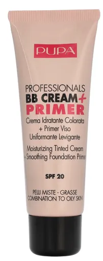 PUPA Milano BB krém a podkladová báze 2v1 BB Cream+Primer (Moisturizing Tinted Cream) 50 ml 002 Sand
