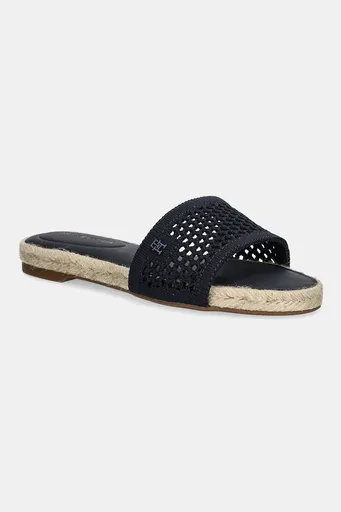 Pantofle Tommy Hilfiger KNIT MESH ESPADRILLE FLAT SANDAL