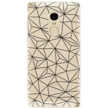 iSaprio Abstract Triangles 03 - black pro Xiaomi Redmi Note 4 (trian03b-TPU2-RmiN4)