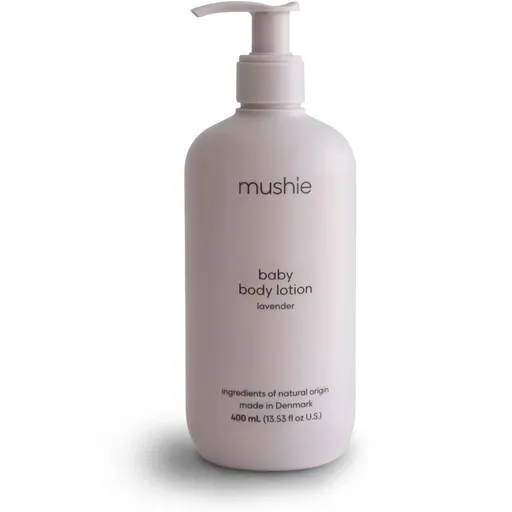 Mushie Organic Baby hydratační tělové mléko pro děti od narození Lavender 400 ml