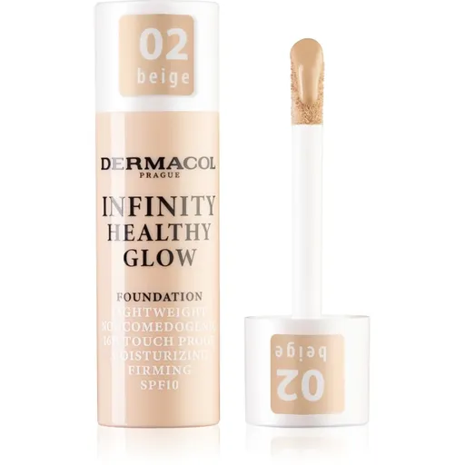 Dermacol Infinity Healthy Glow tekutý make-up SPF 10 odstín 02 Beige 20 g