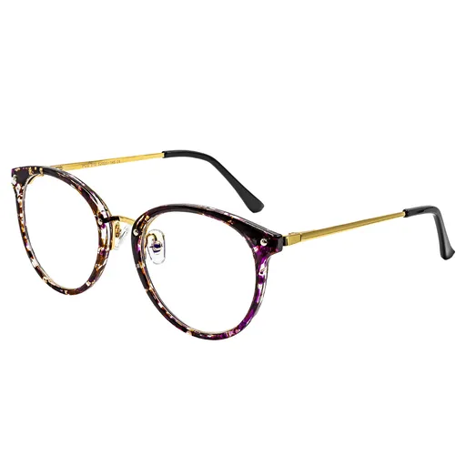 Glassa Brýle do dálky G 1253 -3,00 vínovo/zlaté