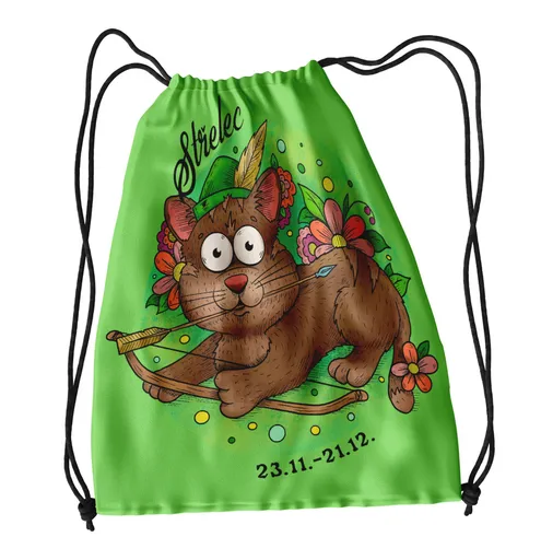 Vak na záda Kočičí znamení – střelec