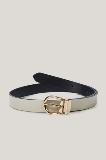 OPASEK GANT REVERSIBLE LEATHER BELT BLACK