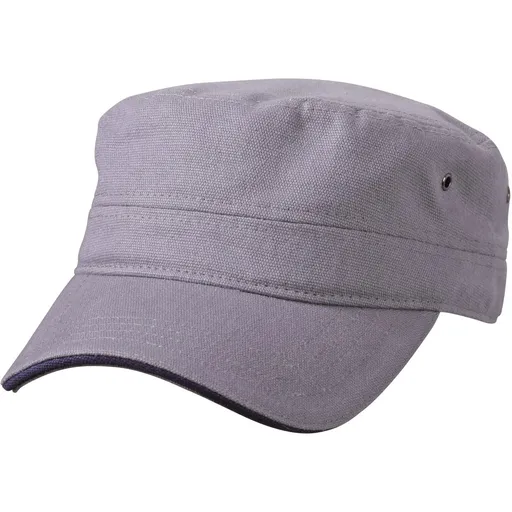 Myrtle Beach (Daiber) Kšiltovka Military sandwich MB6555 - Tmavě šedá / tmavě modrá | uni