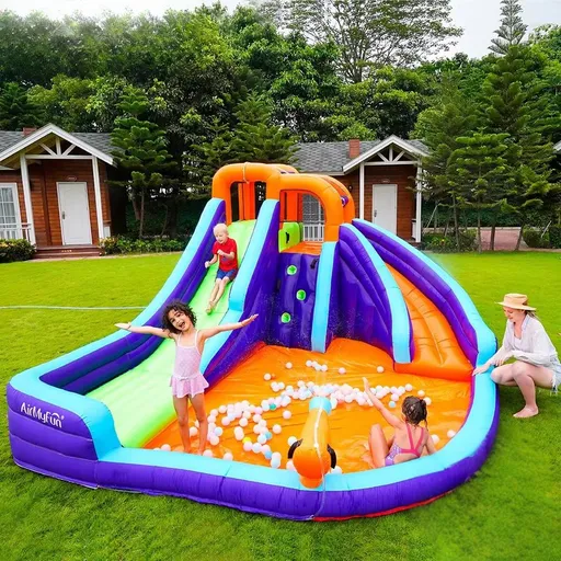 Nafukovací hrad AirMyFun Double Slide 83006