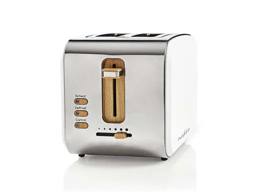 Topinkovač NEDIS KABT510EWT - rozbaleno - poškozený obal, mírný dolík na boční straně