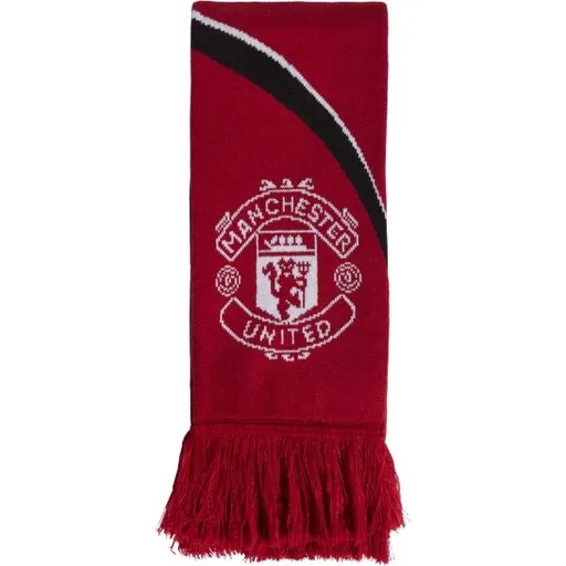 adidas MANCHESTER UNITED FC SCARF Fanouškovská šála, červená, velikost