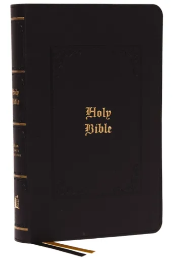 KJV, Personal Size Large Print Reference Bible, Vintage Series, Black Leathersoft, Red Letter, Comfort Print - Thomas Nelson