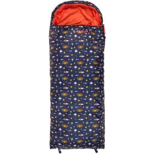 LOAP BOSTON COSMO Dětský spací pytel, tmavě modrá, velikost 160 cm - pravý zip