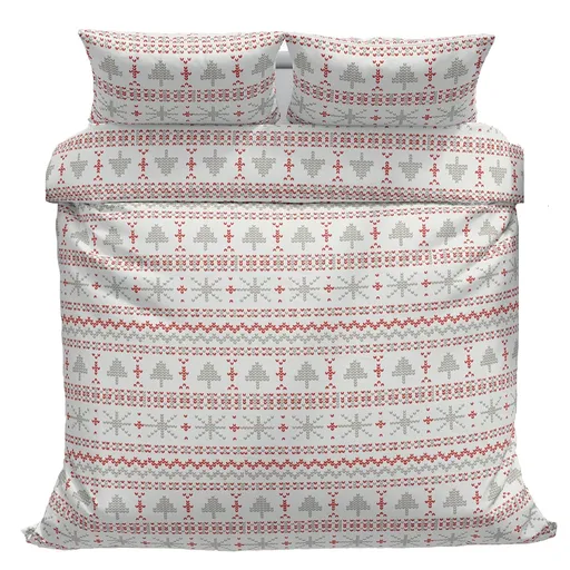 Povlečeme vše Bavlněné povlečení Červená zima 140x200, 70x90 cm