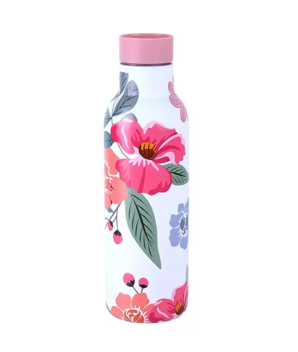 Kitchisimo Termoska 480 ml 1 ks růžová s květinami