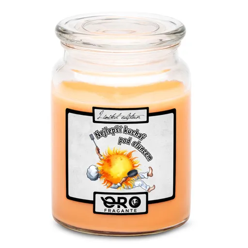Svíčka Kuchař pod sluncem (Vůně svíčky: Tropické ovoce)