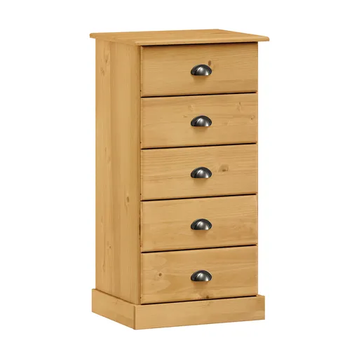 Komoda 5 zásuvek STANFORD vosk