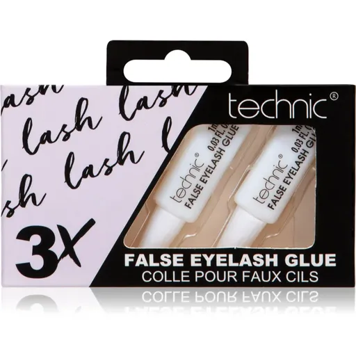 Technic Cosmetics False Eyelash Glue lepidlo na umělé řasy 3x1 ml