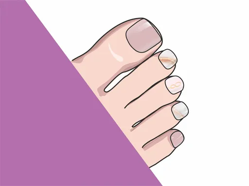 MANITIME gelové nálepky - Marble Toe