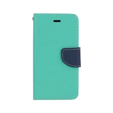 TopQ Pouzdro iPhone X knížkové mentolové 87042 (87042)