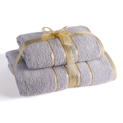 Set froté ručníku a osušky šedá
