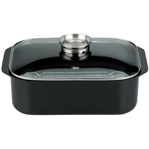 Elo 82660 Pekáč se skleněnou poklicí a aroma úchytem Pure Trend 40 x 26 cm