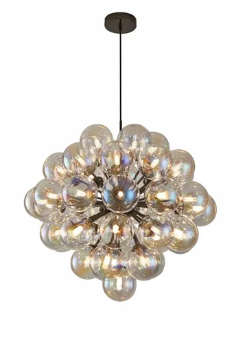 GeeTi Závěsné svítidlo Portofino 44x 2W 230lm 3000K černý chrom