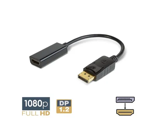 Adaptér DELIGHT 20337 HDMI/DisplayPort 0,25m