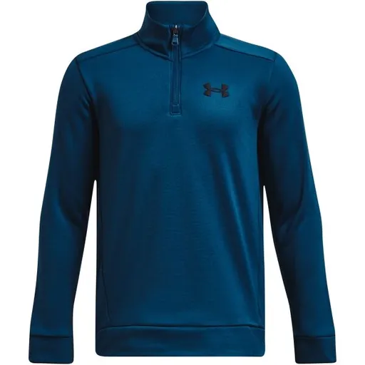 Under Armour ARMOUR FLEECE 1/4 ZIP Chlapecká mikina, tmavě modrá, velikost M