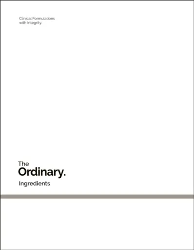 The Ordinary - The Ordinary