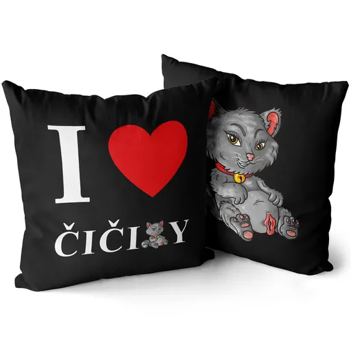 Polštář Čičiny (Velikost: 40 x 40 cm)