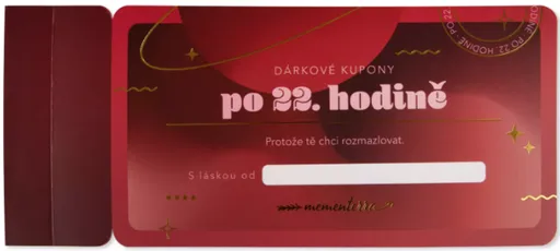 Dárkové kupony po 22. hodině