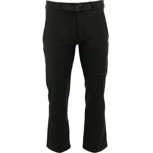 ALPINE PRO VERT Pánské softshellové kalhoty, černá, velikost