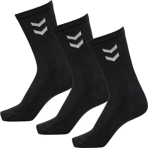 Hummel 3-PACK BASIC SOCK Ponožky, černá, velikost