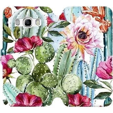 Flipové pouzdro na mobil Samsung Galaxy J5 2016 - MG09S Kaktusy a květy (5903226346301)