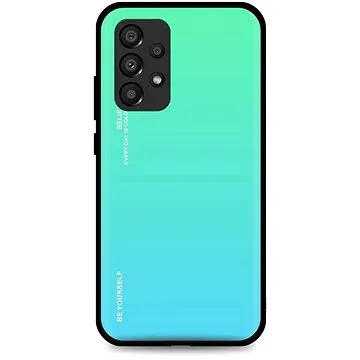 TopQ Kryt LUXURY Samsung A33 5G pevný duhový zelený 73990 (Sun-73990)