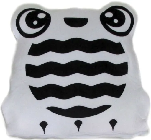 Černobílý polštářek žába