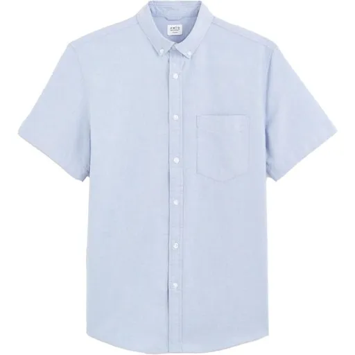 CELIO DAXFORDMC Pánská bavlněná košile, světle modrá, velikost