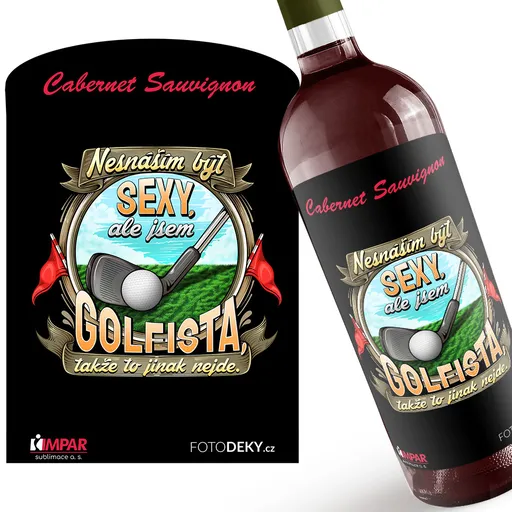 Víno Sexy golfista (Druh Vína: Červené víno)
