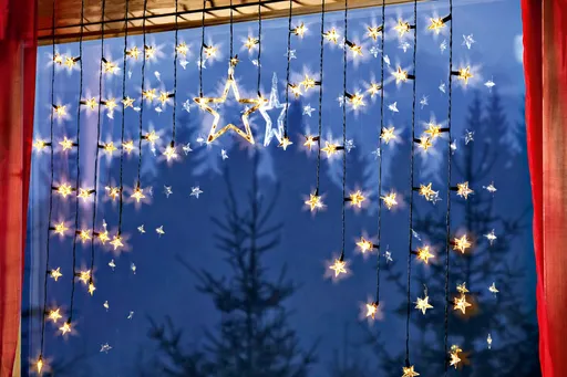 LED Závěs Hvězdy