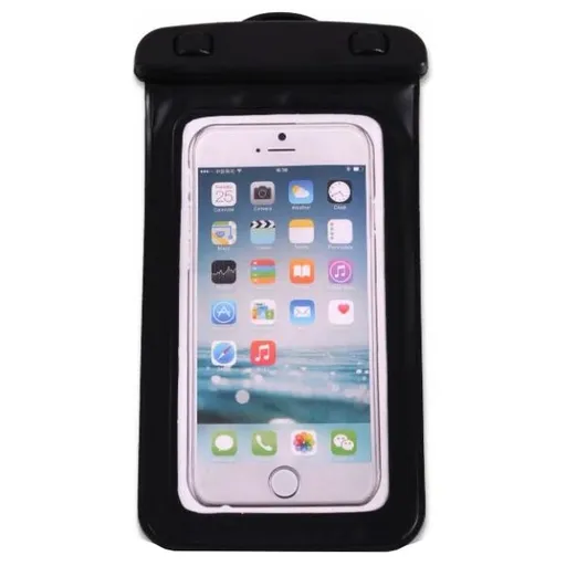 EG FLOW Vodotěsný obal na mobil, černá, velikost
