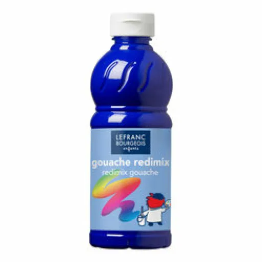 Temperová barva Lefranc Redimix 500ml – 009 Brilliant Blue (Ultramarine)