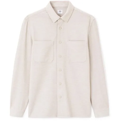 CELIO LAPOUKI Pánská strečová košile, béžová, velikost