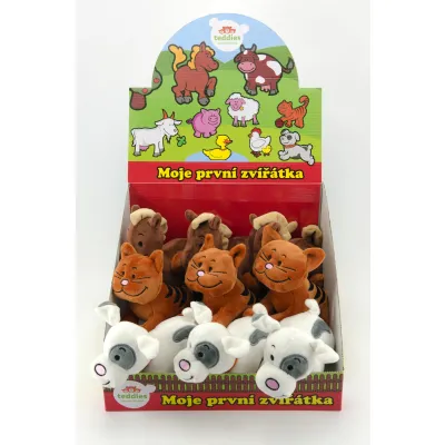 Zvířátko plyš 18-20 cm - Kočička