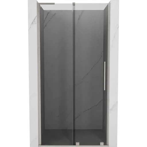 MEXEN/S Velar L posuvné sprchové dveře 110, grafit, nikl kartáčovaný 871-110-003-41-97